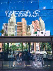 Glass storefront for "Lids"