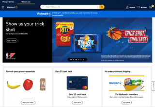 walmart website screenshot