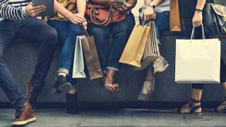 group of shoppers