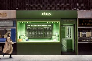 the ebay luxury exchange pop-up storefront
