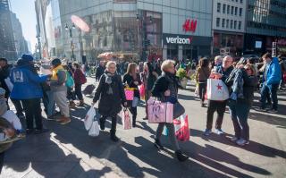 holiday shoppers