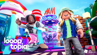 A promotional photo of H&M's metaverse experience on Roblox.