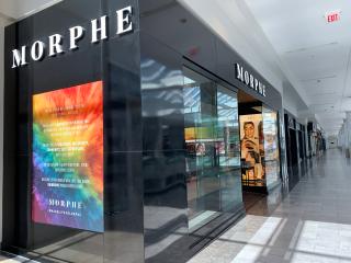 A Morphe store in a mall.