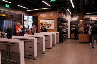 An Amazon Go store.