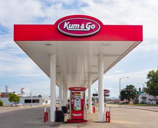 A Kum & Go gas station.