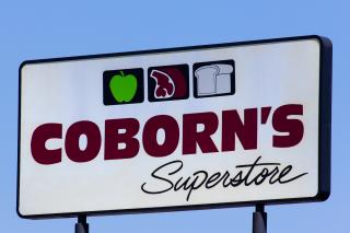 Coborn's superstore sign.