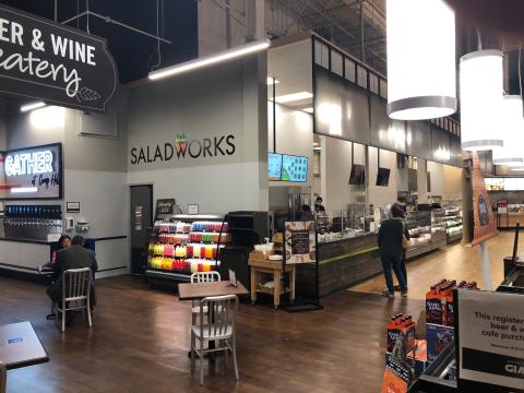 Saladworks Debuts Restaurant at Giant Co. Store