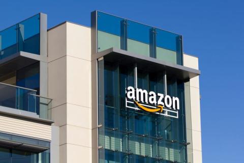 Amazon logo building