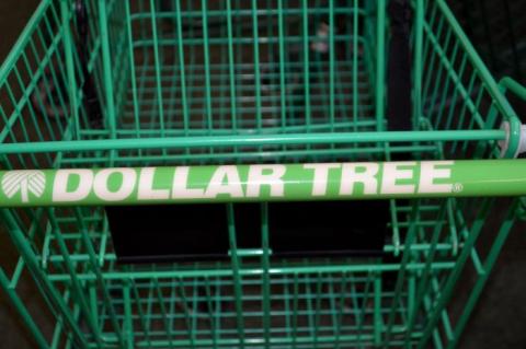 dollar tree shopping cart