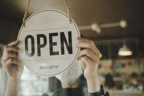 Open sign