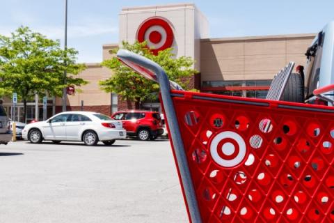 target shopping cart