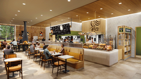 Panera new store interior