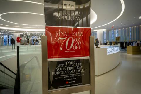 Mall signage