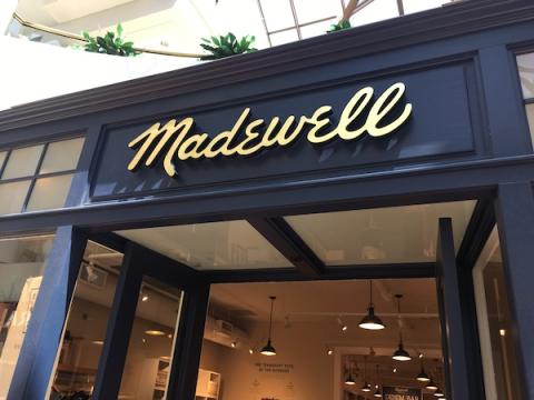 Madewell storefront