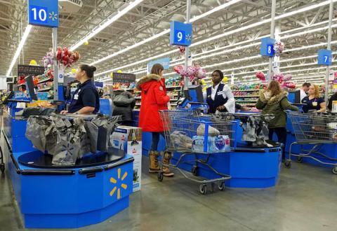 Walmart checkout