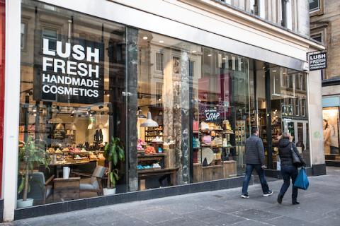 Lush Cosmetics store