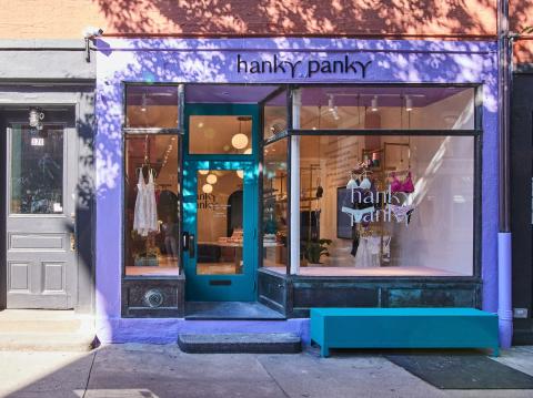 a store front at day