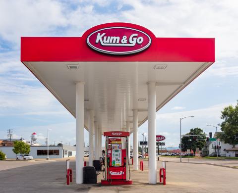 A Kum & Go gas station.