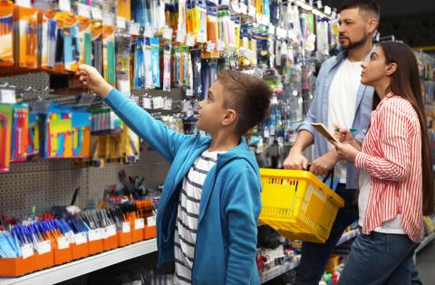 back to school shopping
