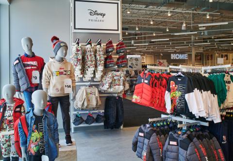 Primark's Disney merchandise at Arundel Mills