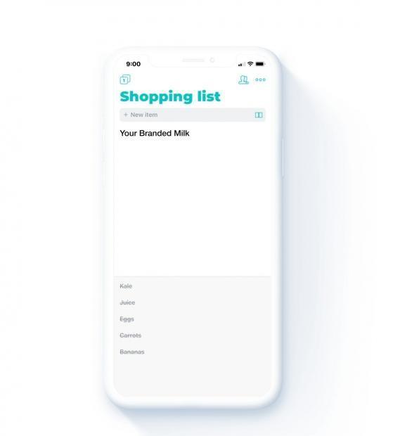 digital shopping list