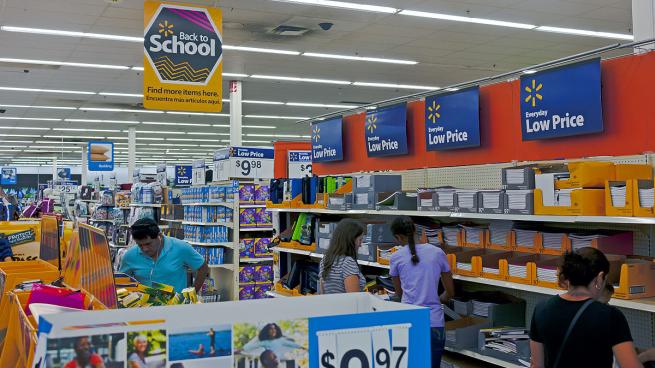 Back to School at Walmart