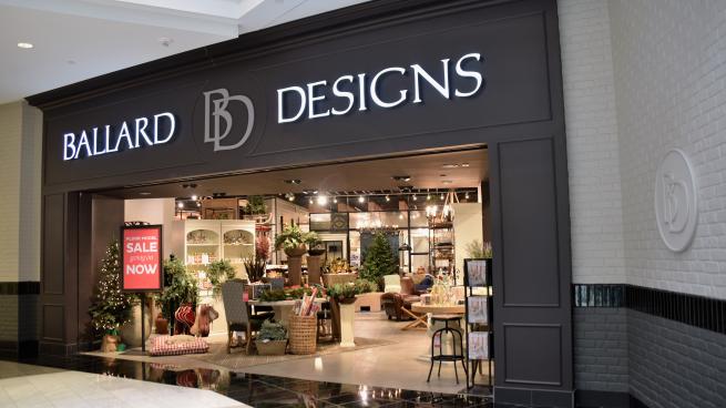 A Ballard Designs storefront