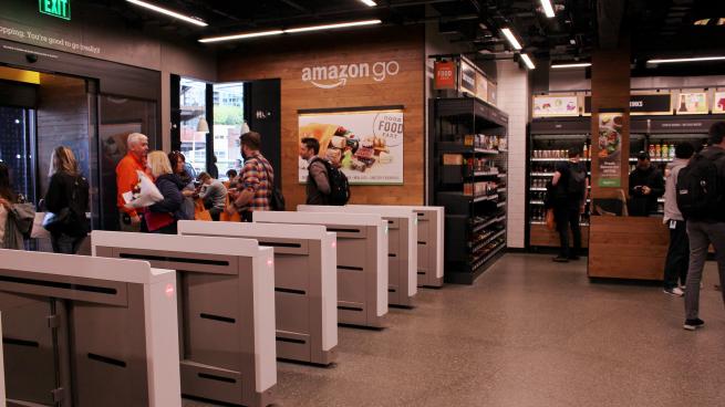 An Amazon Go store.