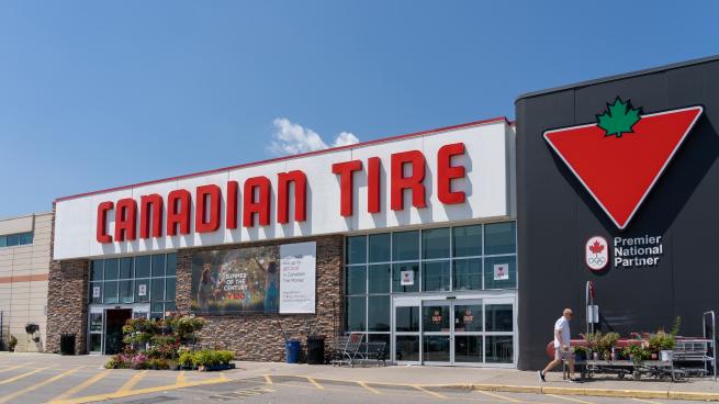A Canadian Tire store.