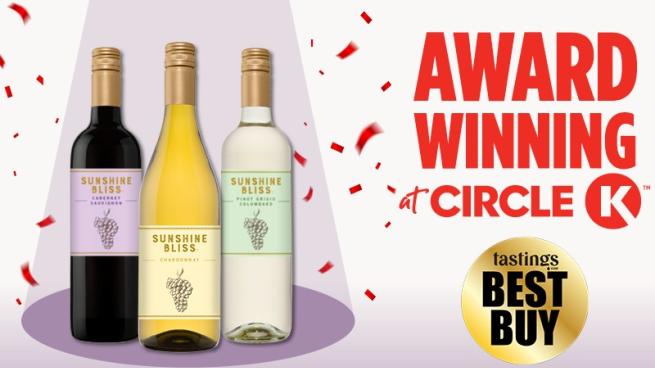 Circle K Sunshine Bliss wine.
